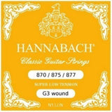 Hannabach 870SLT cuerda G3 con entorchado KVS, super low tension