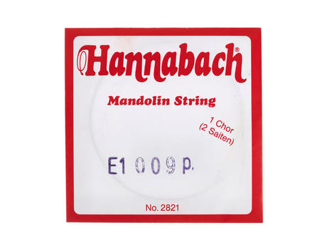 Cuerda de mandolina Hannabach 2821009 E .009", par