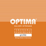 Optima 2703 cuerda G .022 para banjo de 4 cuerdas, lazo