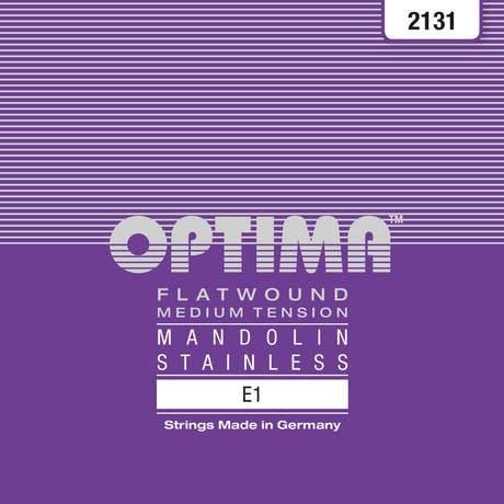 Cuerda de mandolina Optima 2131 E .011, Flatwound (par)