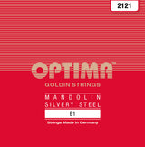 Cuerda de mandolina Optima 2121 E .010, Goldin Flatwound (par)