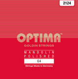 Cuerda de mandolina Optima 2124 G .036w, Goldin Flatwound (par)