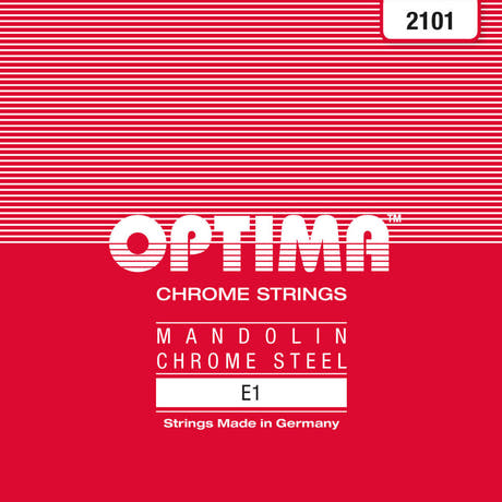 Cuerda de mandolina Optima 2101 E .010, Chrome Special (par)