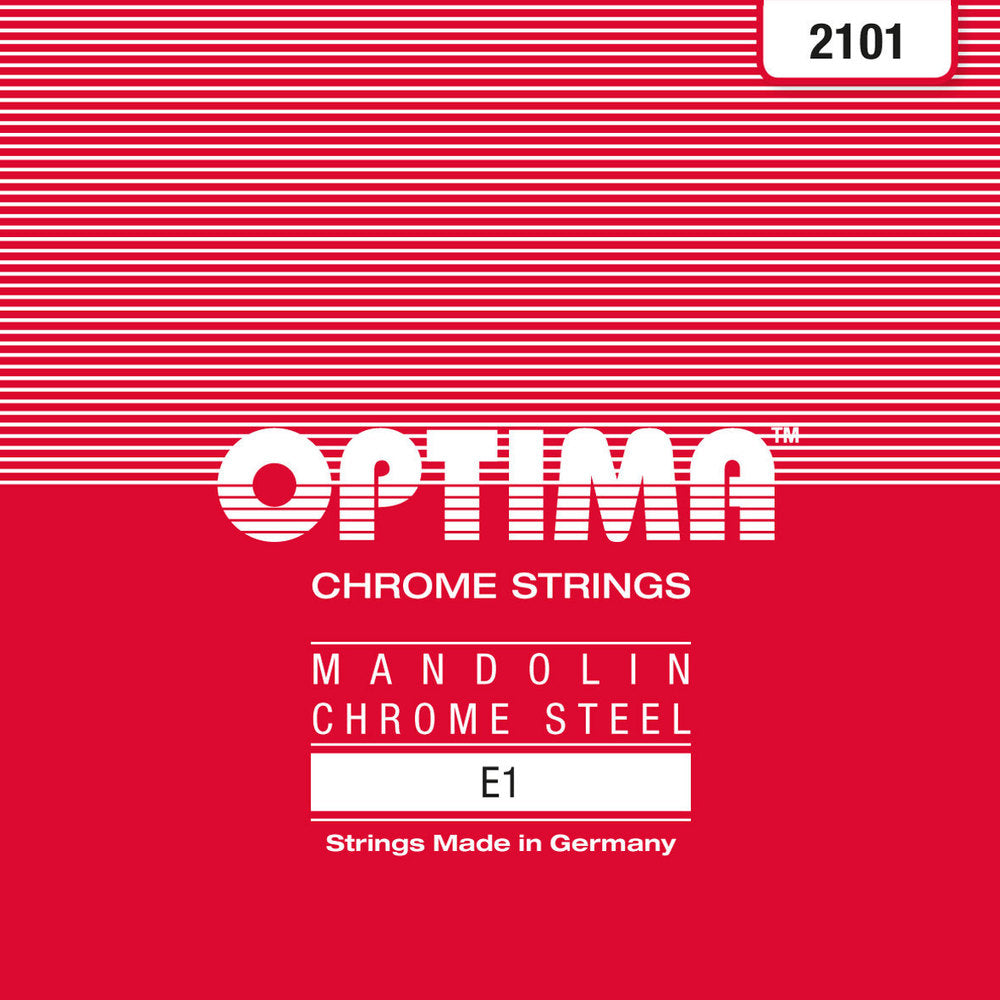 Cuerda de mandolina Optima 2101 E .010, Chrome Special (par)