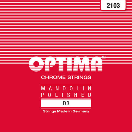 Cuerda de mandolina Optima 2103 D .023w, cromo pulido