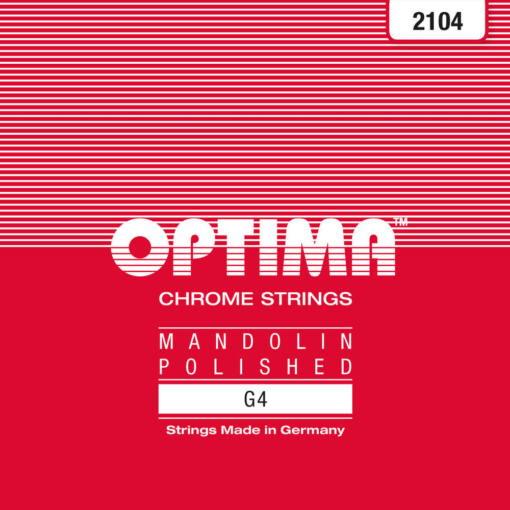 Optima 2104 cuerda de mandolina G .036w, cromo pulido