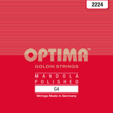 Optima 2224 cuerda de mandola G .060w, Goldin tombak (par)