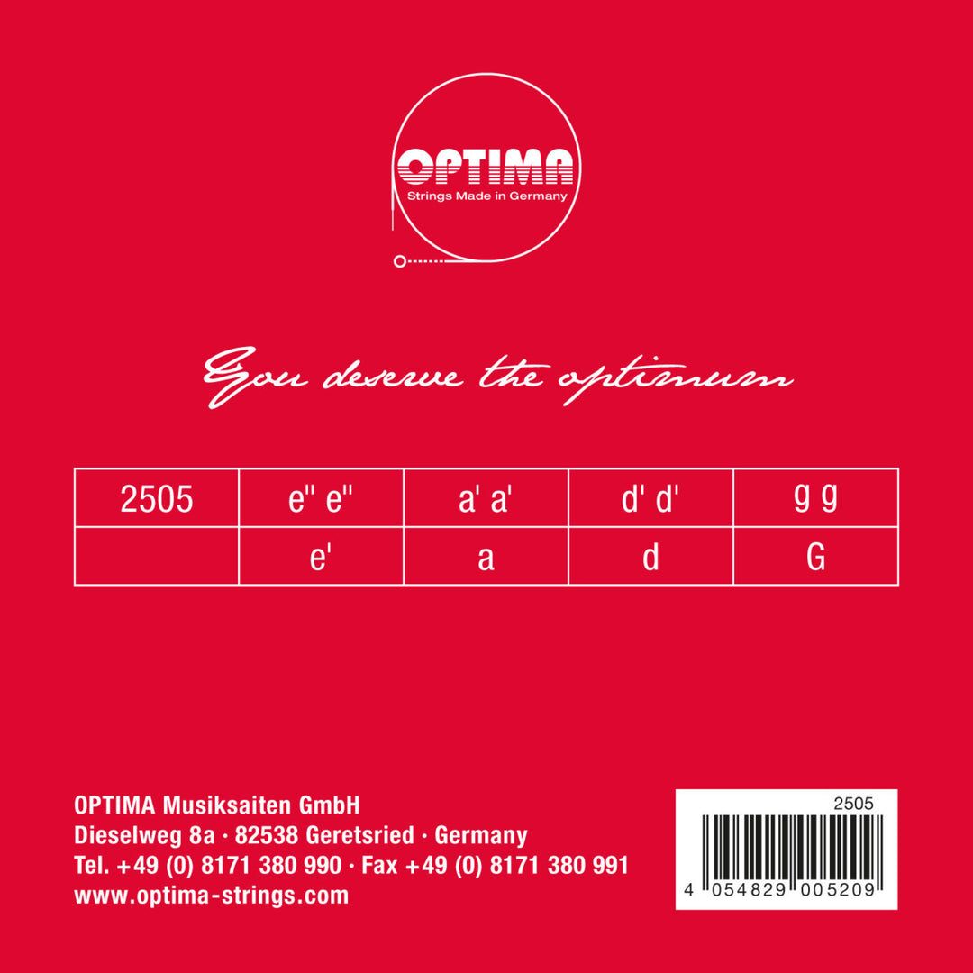 Cuerdas de Mandriola Optima - Set (2505)