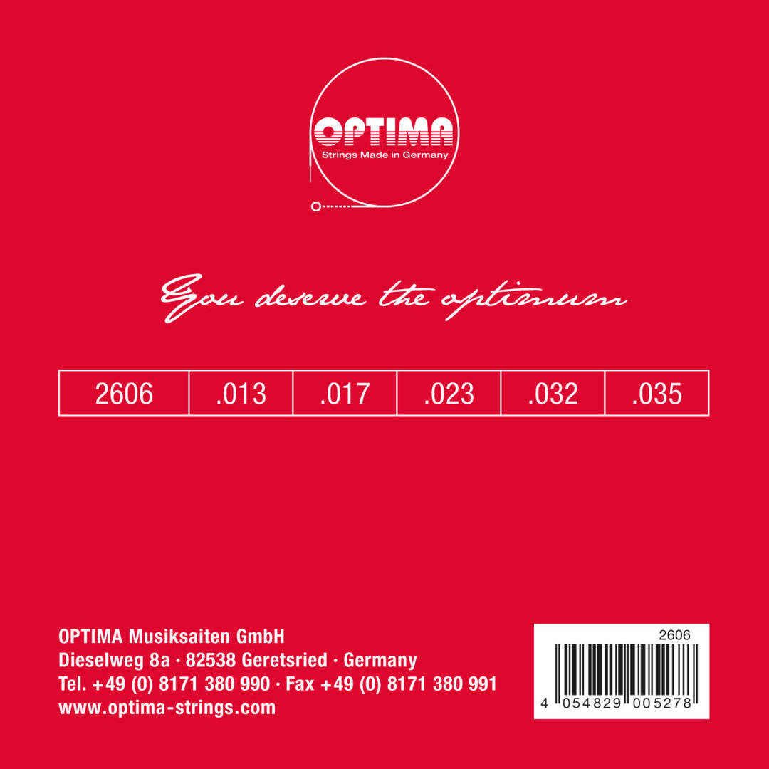 Optima Cuerdas para Waldzither - Set (2606)