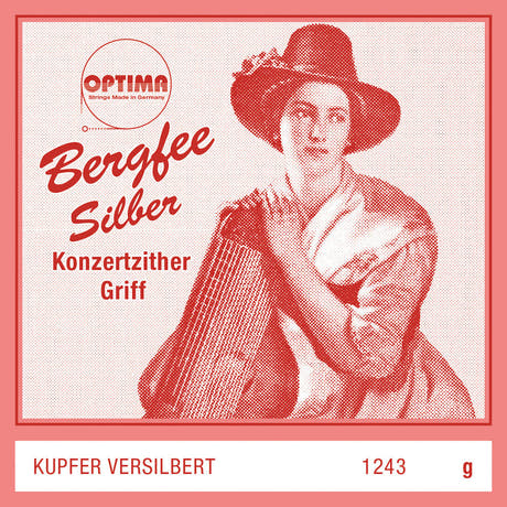 Optima Bergfee 1243 cuerda de digitación g para cítara, München, normal