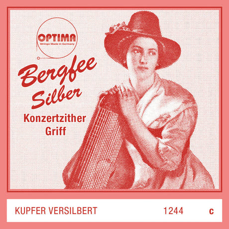 Optima Bergfee 1244 cuerda de digitación c para cítara, Múnich, Normal