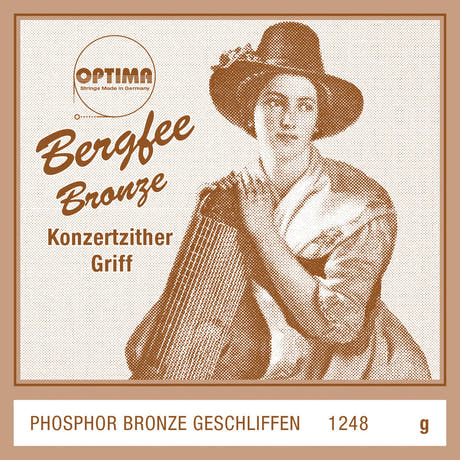 Optima Bergfee 1248 cuerda de trastes g para cítara, München, Extended