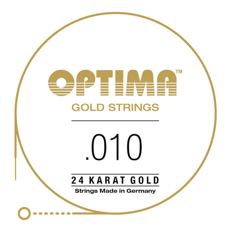 Cuerda Optima Gold E1 .010 para guitarra western, GPS010