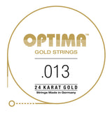 Optima Gold H/B2 .013 cuerda para guitarra western, GPS013