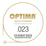 Optima Gold G3 .023w, cuerda de guitarra western, GA023