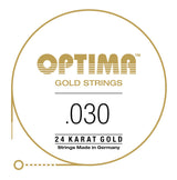 Optima Gold D4 .030w cuerda de guitarras western, GA030