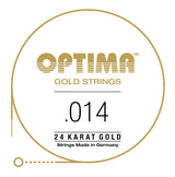 Cuerda para guitarra eléctrica Optima Gold Maxiflex G3 .014, GPS014