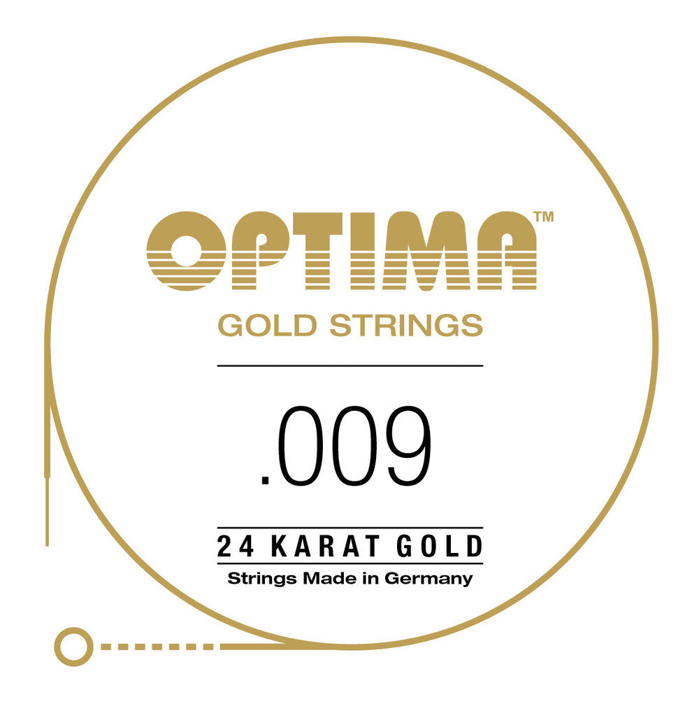 Cuerda de guitarra eléctrica Optima Gold Maxiflex E1 .009, GPS009