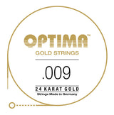 Cuerda de guitarra eléctrica Optima Gold Maxiflex E1 .009, GPS009