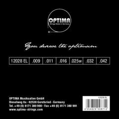 Cuerdas Optima para guitarras eléctricas Gold Strings. Maxiflex - Set (12028 EL)