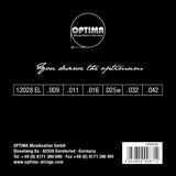 Cuerdas Optima para guitarras eléctricas Gold Strings. Maxiflex - Set (12028 EL)