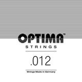 Optima Bronze E1 .012 cuerda de guitarras occidental, PS012