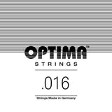Optima Bronze H/B2 .016 cuerda de guitarra acústica, PS016