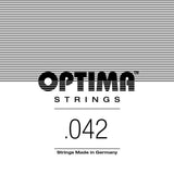 Optima Bronze A5 .042w cuerda para guitarra acústica, BA042