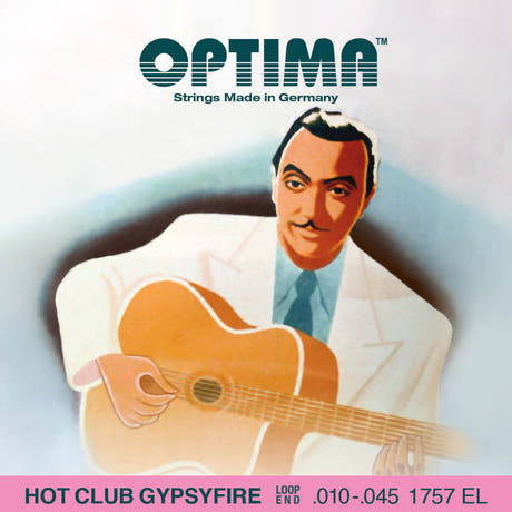 Optima 1757EL Hot Club Gypsyfire strings, extra light, lazo