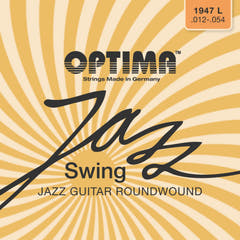 Cuerdas Optima para E-guitar Jazz Swing Chrome Round Wound - Set (1947L)