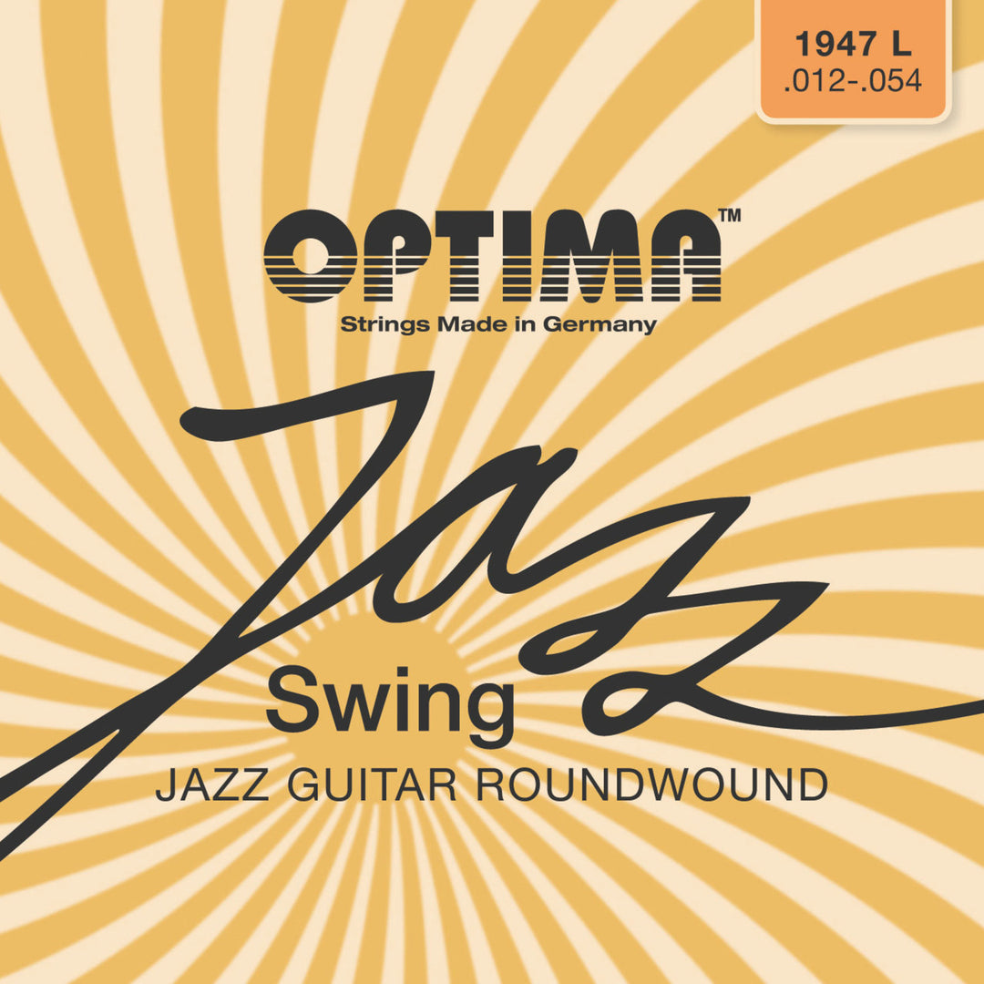 Cuerdas Optima para E-guitar Jazz Swing Chrome Round Wound - Set (1947L)