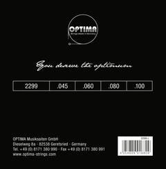 Cuerdas de E-Bass Optima Gold Strings Round Wound de escala larga - Set de 4 cuerdas reg-light (2299L)