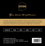 Optima E-Bass Strings Unique studio golden strings - 5-str. long sc. (2409B)