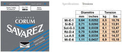 Savarez Strings para guitarra clásica Alliance Corum - set alto (500AJ)