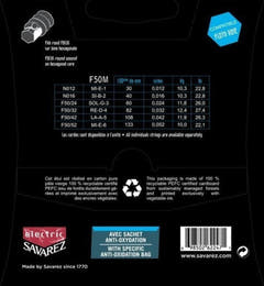 Cuerdas de guitarra eléctrica Savarez F50M Focus, medium .012 a .052