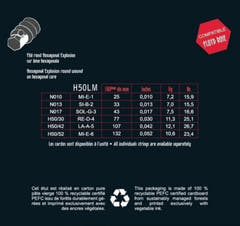 Savarez H50LM Hexagonal Explosion, medium light .010 a .052