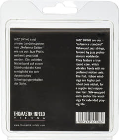 Thomastik-Infeld cuerdas para guitarra eléctrica Jazz Swing Series Nickel Flat Wound - Set 011 flatwound (JS111)