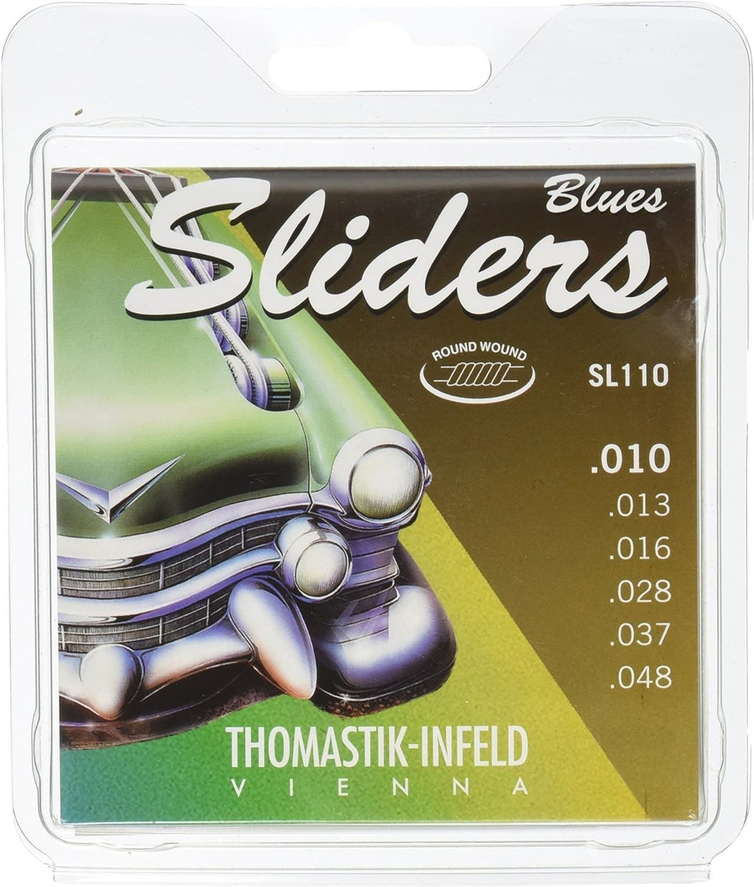 Thomastik-Infeld cuerdas para guitarra eléctrica Sliders Blues Series - set 010 medium (SL110)