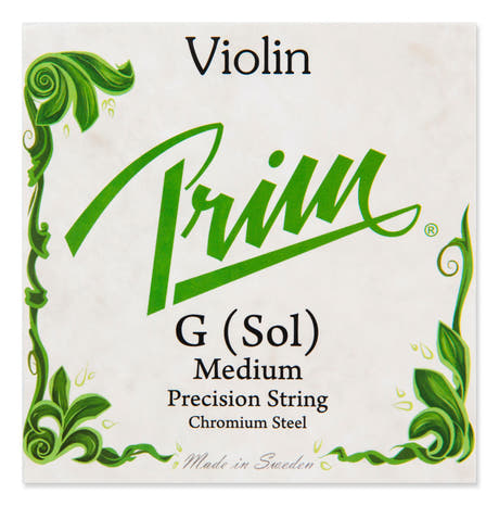 Cuerda G Prim para violines, acero cromado, medium