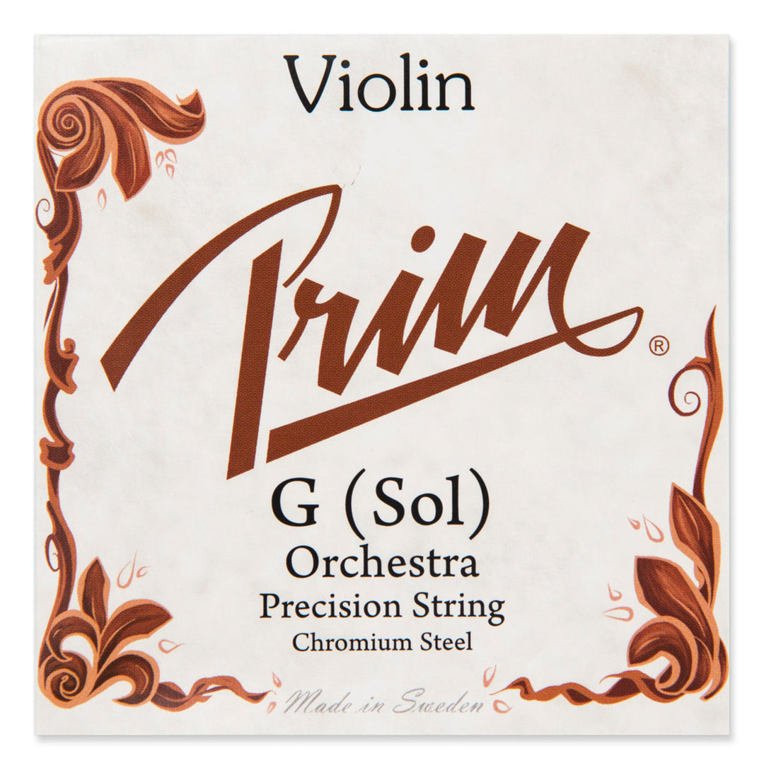Prim cuerdas de Violines de acero inoxidable - G Chrome Steel (Orchestra)