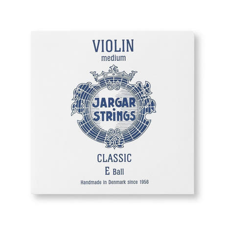 Jargar cuerda E para violín, acero con bola, medium