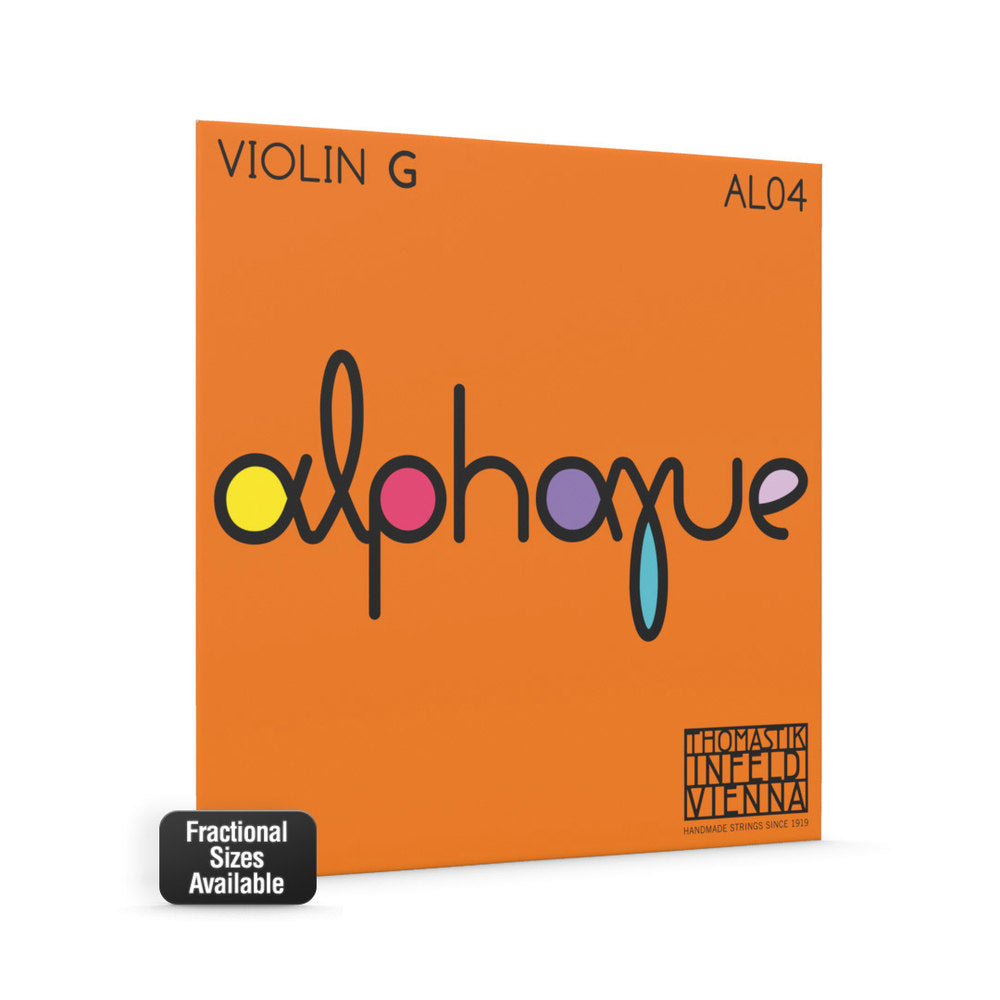 Thomastik-Infeld Alphayue AL04 cuerda G para violín 1/2, monel