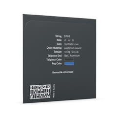 Thomastik-Infeld cuerdas de violín Dominant Pro - D3 Nylon/Plata (DP03A)