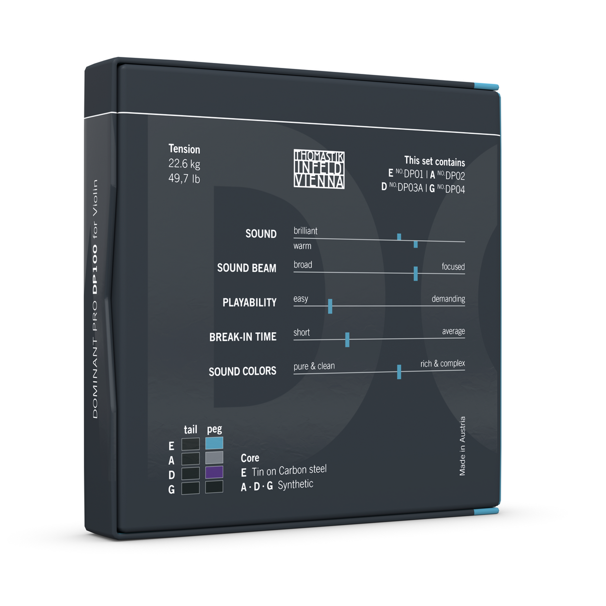 Thomastik-Infeld Violin strings Dominant Pro - Set (DP100)