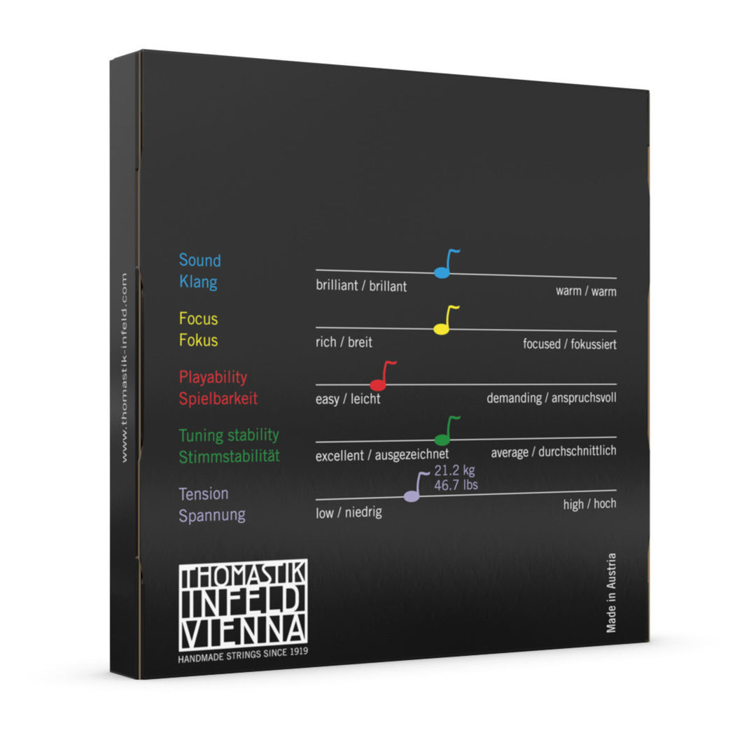 Thomastik-Infeld Strings para Violines con núcleo de nailon Dominant - Set alu Strong 4/4 (135st)