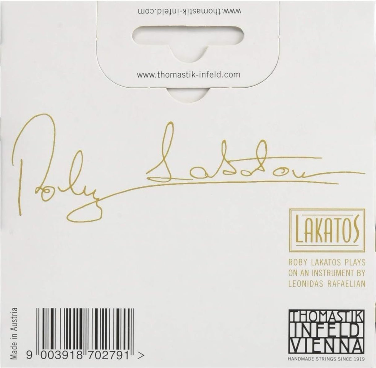 Thomastik-Infeld Violin strings Lakatos Pizzicato - G (RL04)