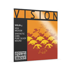 Cuerdas de violín Thomastik-Infeld Vision con núcleo sintético - medium (VI04)