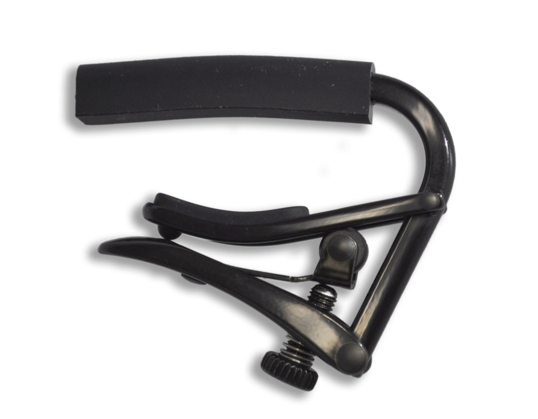 Shubb Capo Standard Capo - E-Guitar, radio de 7.25", negro (C4k)