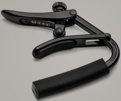 Shubb Capo Standard Capo - E-Guitar, radio de 7.25", negro (C4k)