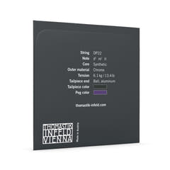 Cuerdas Thomastik-Infeld para viola DOMINANT PRO - D núcleo sintético, Chrome (DP22)